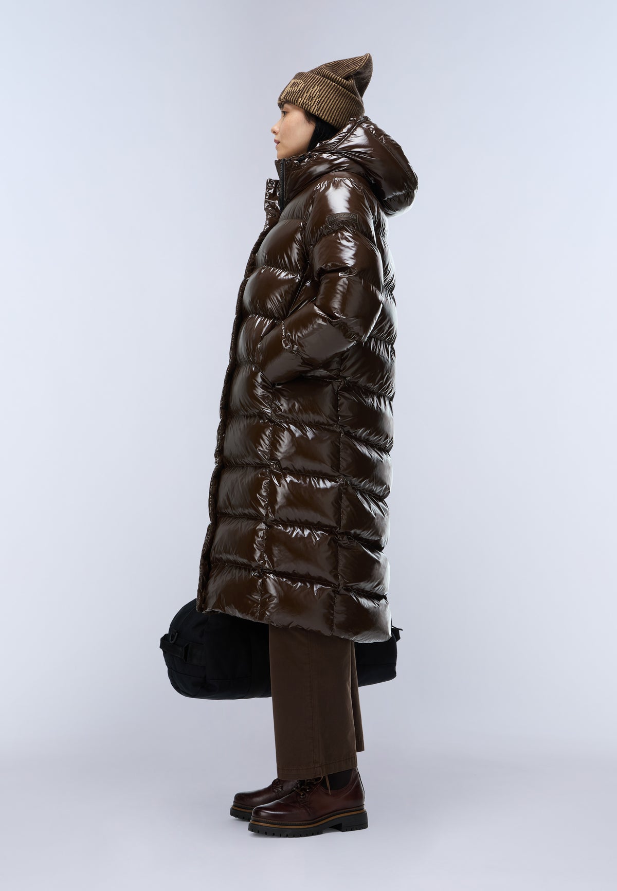 Chaqueta Acolchada Glane Marron Oscuro - 4