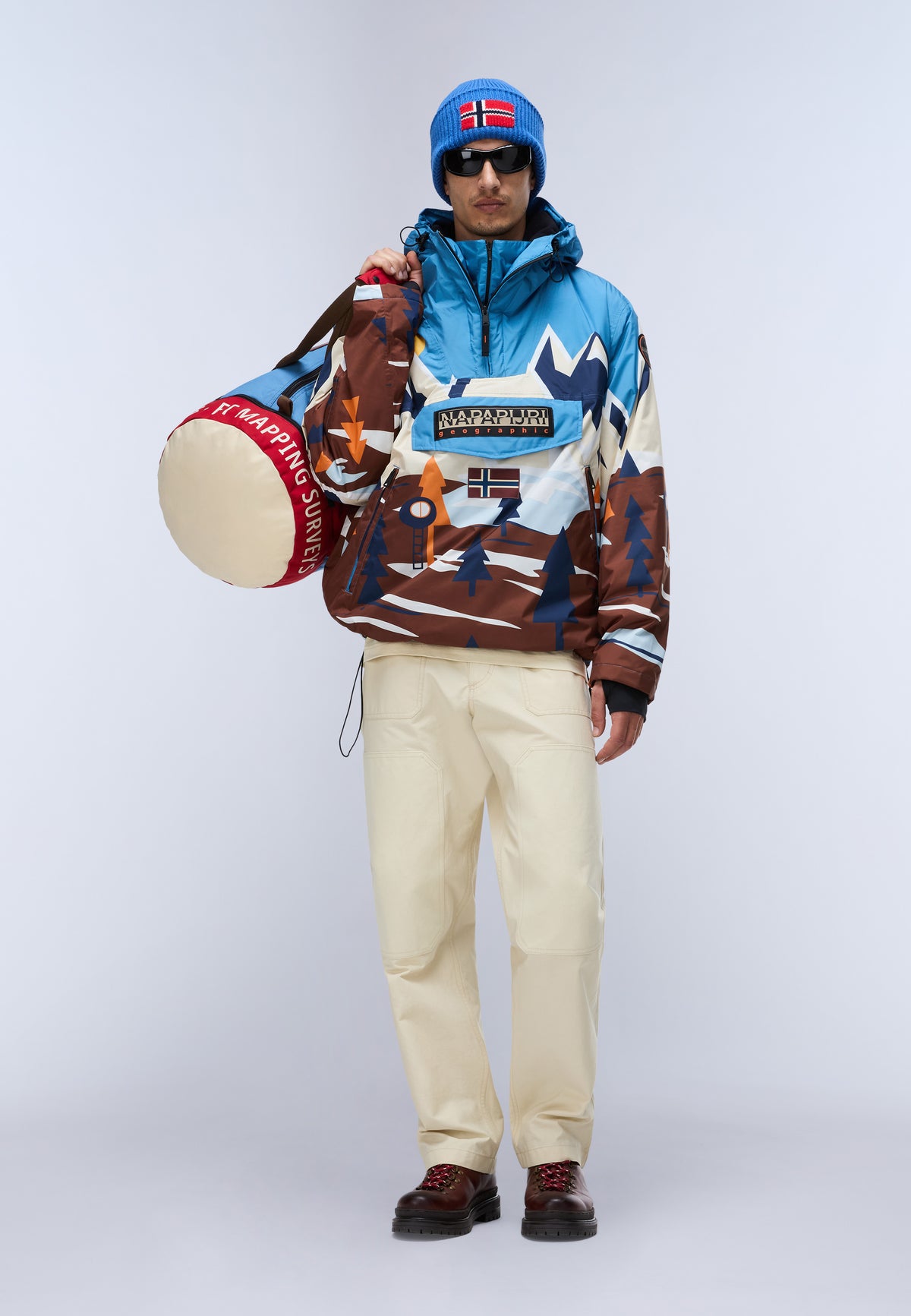 Anorakjacke mit All-Over-Print Rainforest Next  - 3