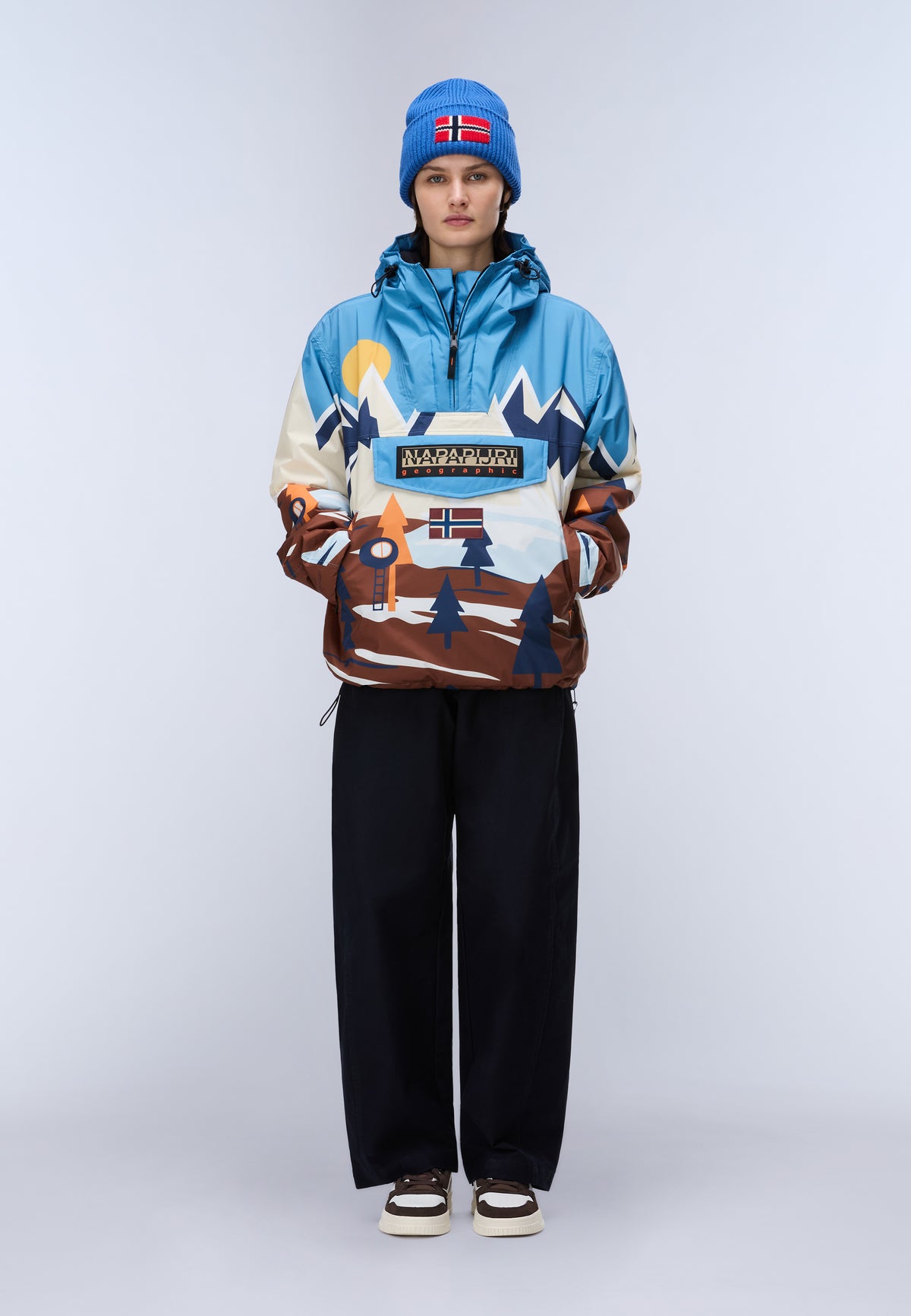 Anorakjacke mit All-Over-Print Rainforest Next  - 4