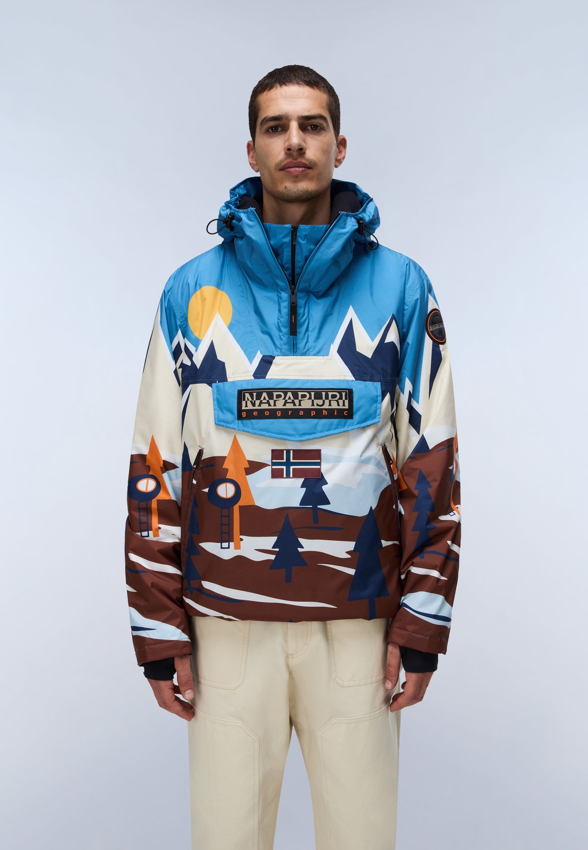 Anorakjacke mit All-Over-Print Rainforest Next  - 5