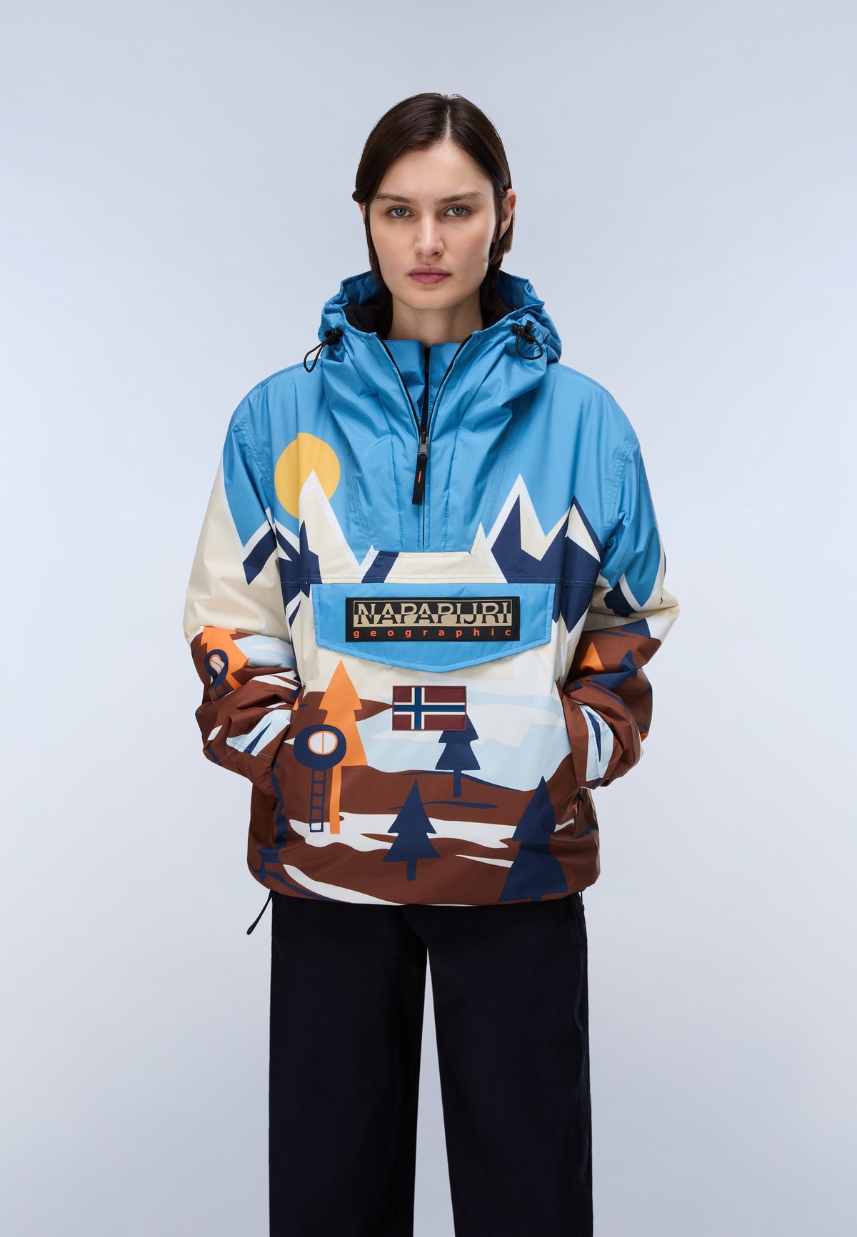 Anorakjacke mit All-Over-Print Rainforest Next  - 6