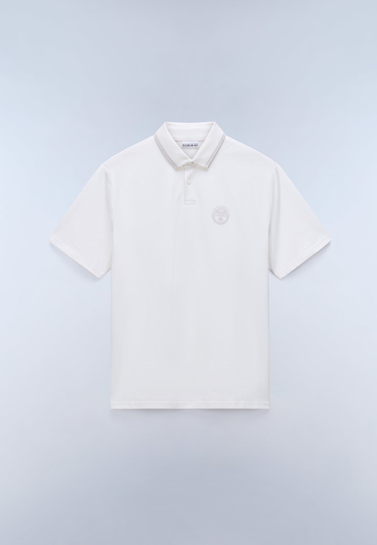 Endil Short Sleeve Polo White Whisper - 1