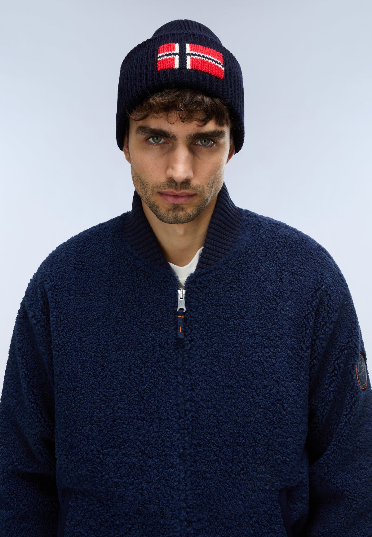 Napapijri Evei Beanie Dark Blue Men - 2
