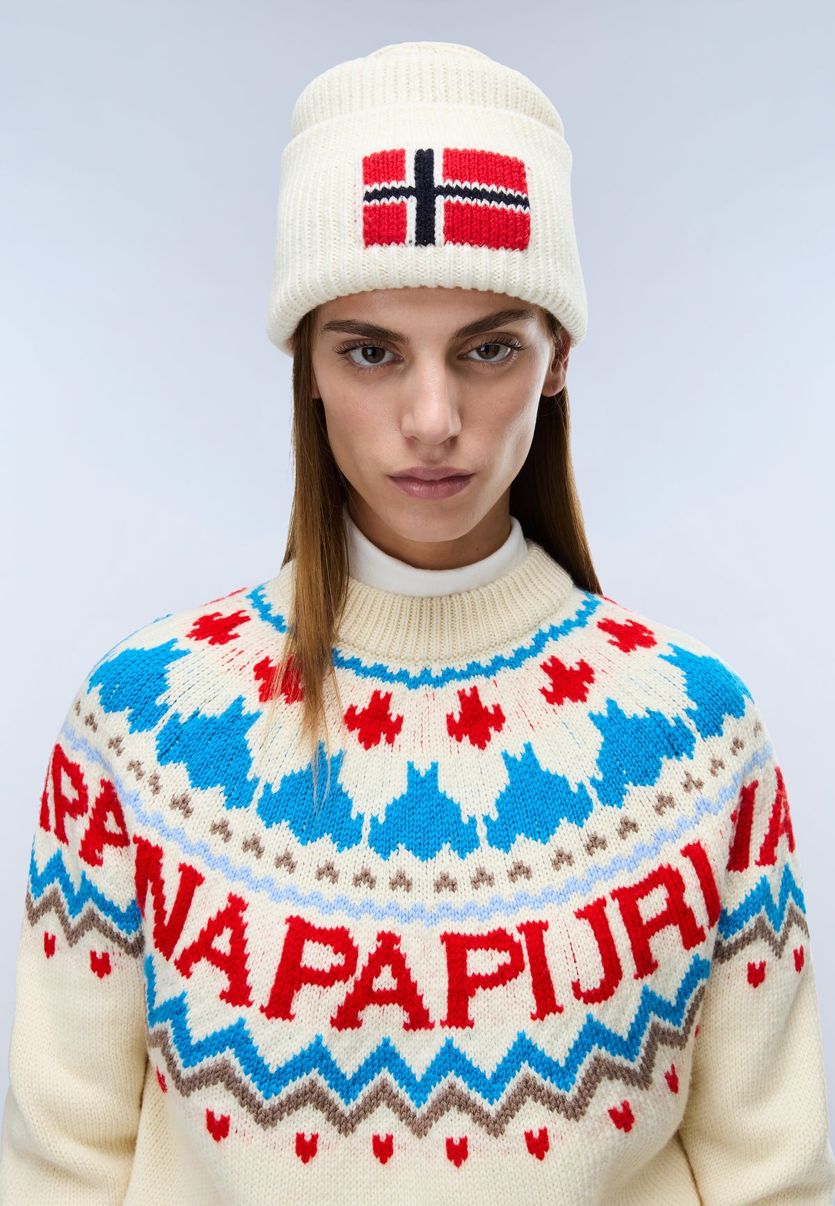 Napapijri Bonnet Evei Blanc Homme - 3