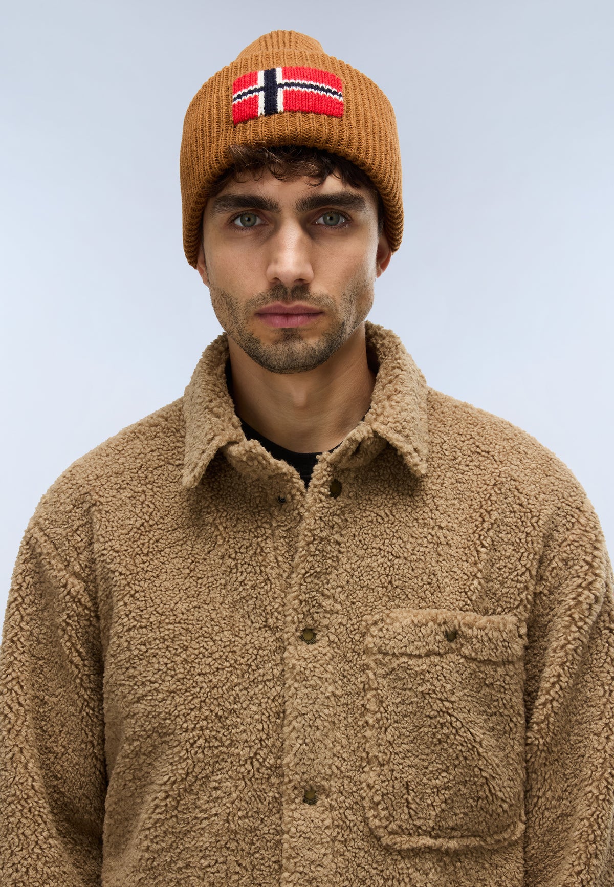 Napapijri Beanie Evei Braun Herren - 2
