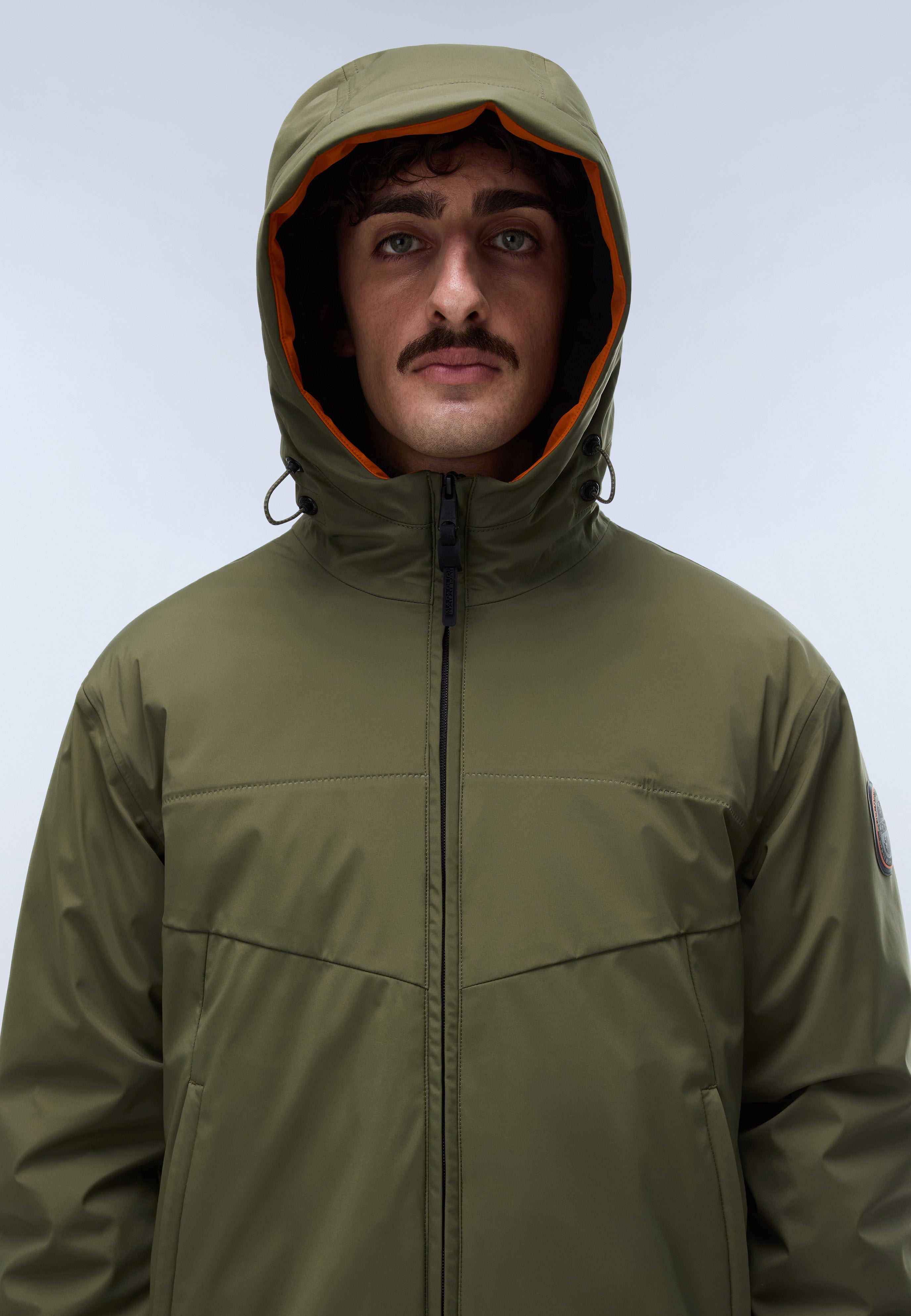 Napapijri Serie 20-22 Short Jacket Men Green Olive Night
