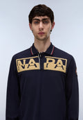 Archive Jersey Long-Sleeve Polo Shirt Dark Blue - 2