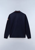 Archive Jersey Long-Sleeve Polo Shirt Dark Blue - 7