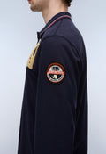Archive Jersey Long-Sleeve Polo Shirt Dark Blue - 6