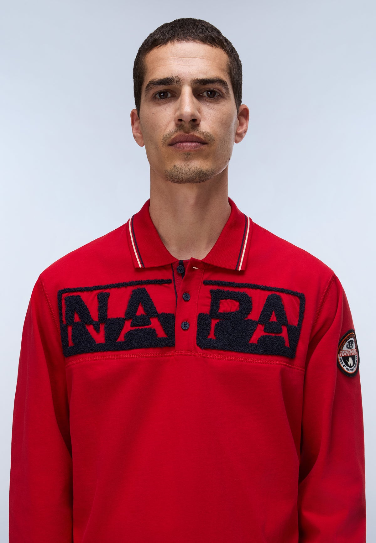 Jersey Langarm-Poloshirt Archive  - 2