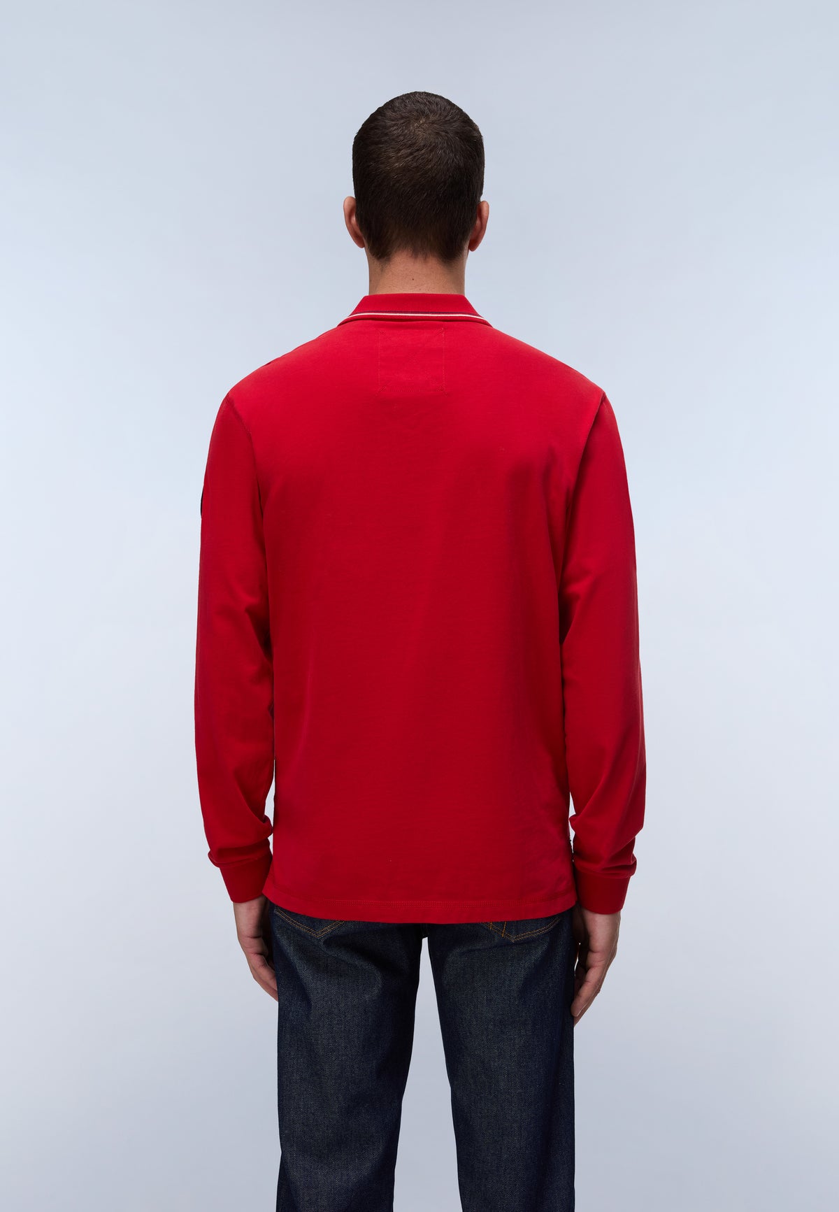 Jersey Langarm-Poloshirt Archive  - 5