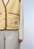 Bloom Vest Fleece Beige - 6