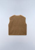 Bloom Vest Fleece Beige Petrified Oak - 7