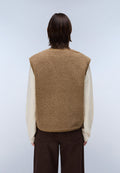 Bloom Vest Fleece Beige Petrified Oak - 5