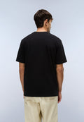 Napapijri Kurzarm-T-Shirt Tee Schwarz FVB Herren - 5