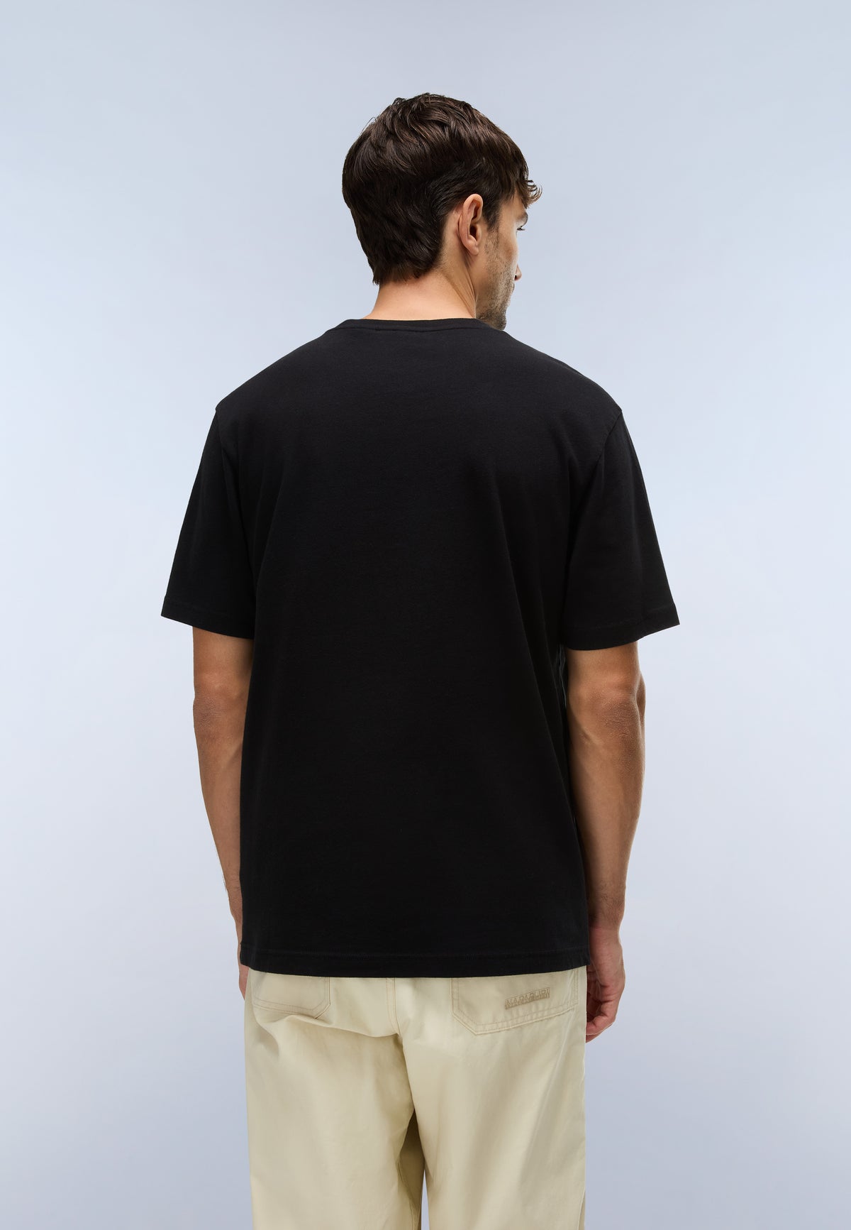 Napapijri Kurzarm-T-Shirt Tee Schwarz FVB Herren - 5