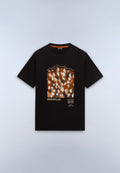 Napapijri Kurzarm-T-Shirt Tee Schwarz FVB Herren - 1