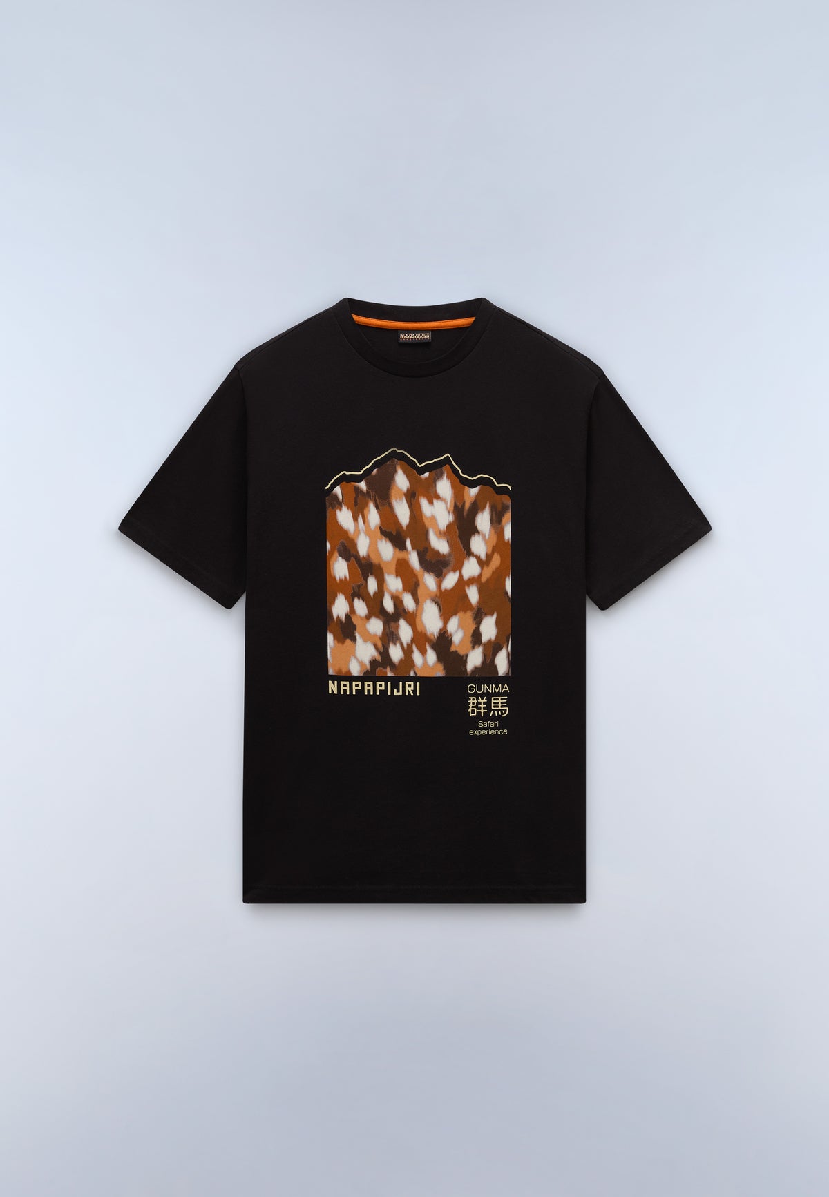 Napapijri Kurzarm-T-Shirt Tee Schwarz FVB Herren - 1