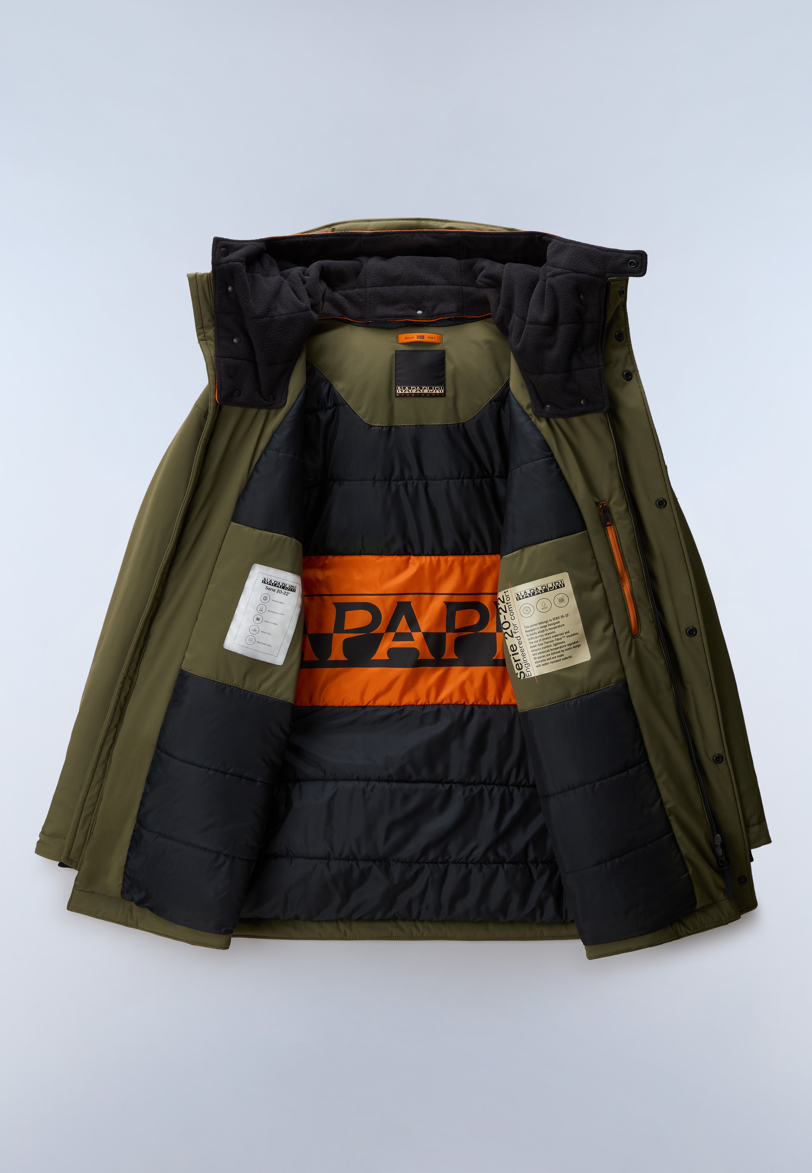 Napapijri Serie 20-22 Parka Jacket Men Green Olive Night