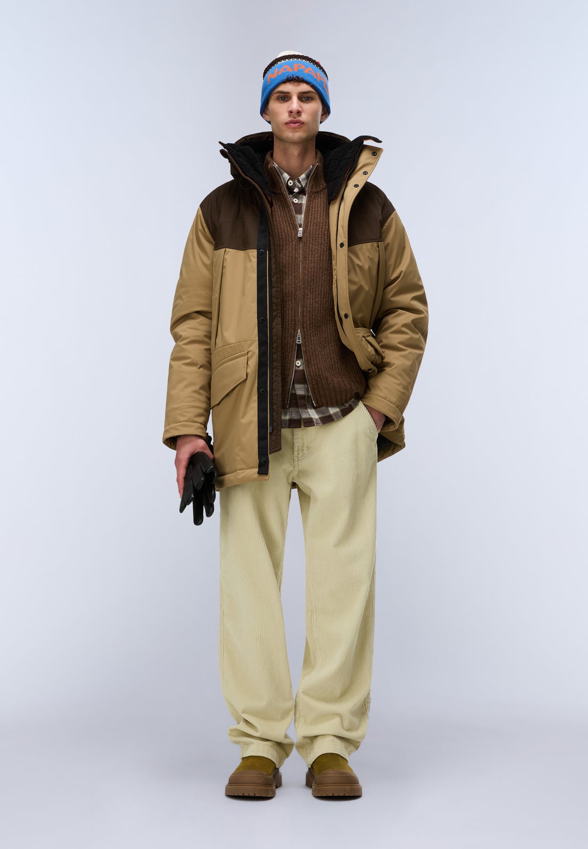 Serie 20-22 Parka Jacket Beige Petrified Oak - 3