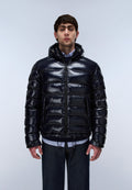 Terez Shiny Puffer Jacket Dark Blue - 4