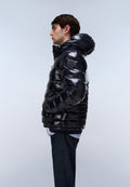 Terez Shiny Puffer Jacket Dark Blue - 5