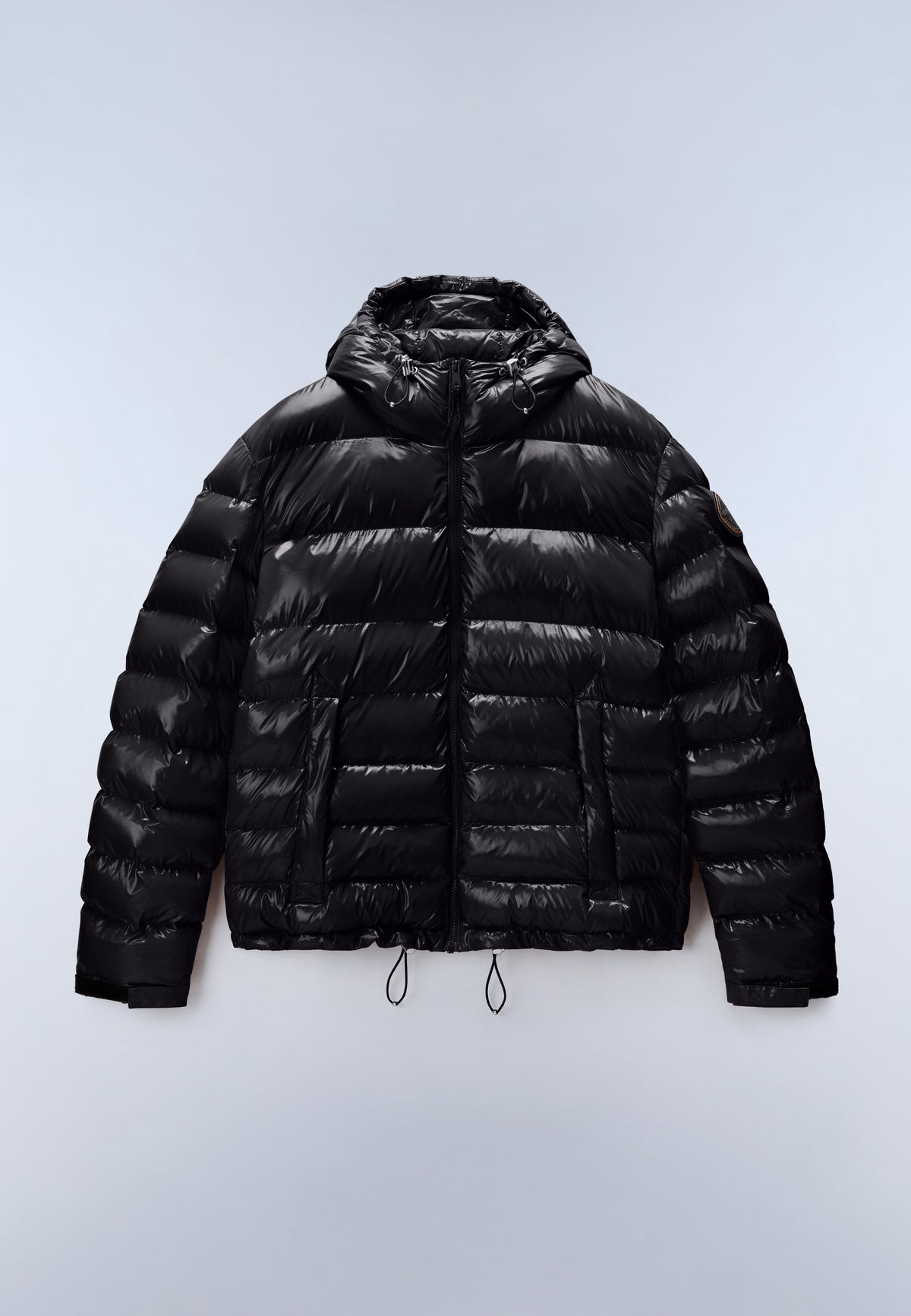 Terez Shiny Puffer Jacket Black - 1