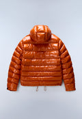 Terez Shiny Puffer Jacket Orange Gold - 8