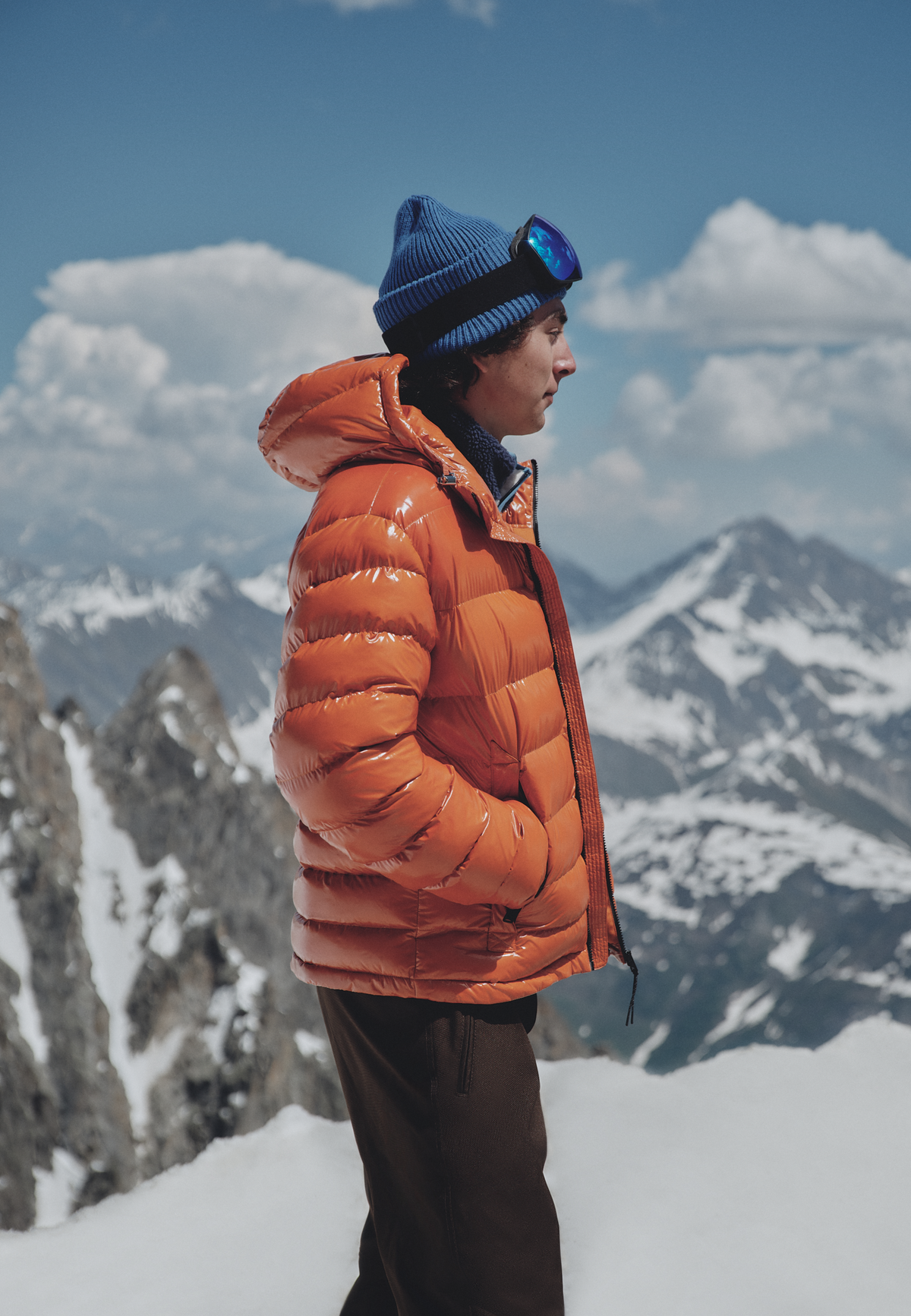 Napapijri Terez Shiny Puffer Jacket Orange Gold Men - 10