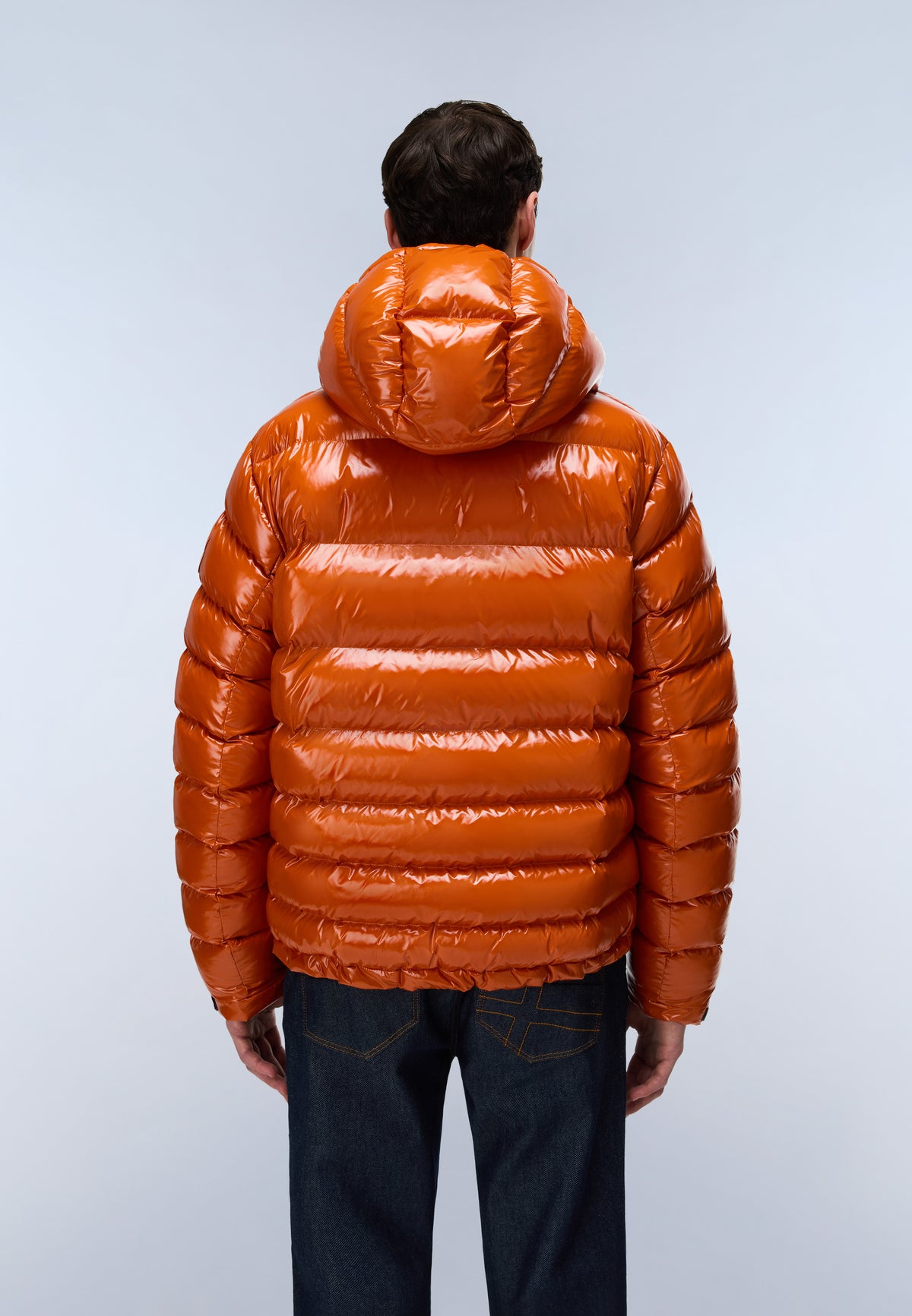 Terez Shiny Puffer Jacket Orange Gold - 6