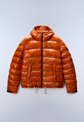 Terez Shiny Puffer Jacket Orange Gold - 1