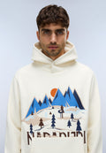 Napapijri Kapuzenpullover Sweat Weiss Whisper Herren - 2