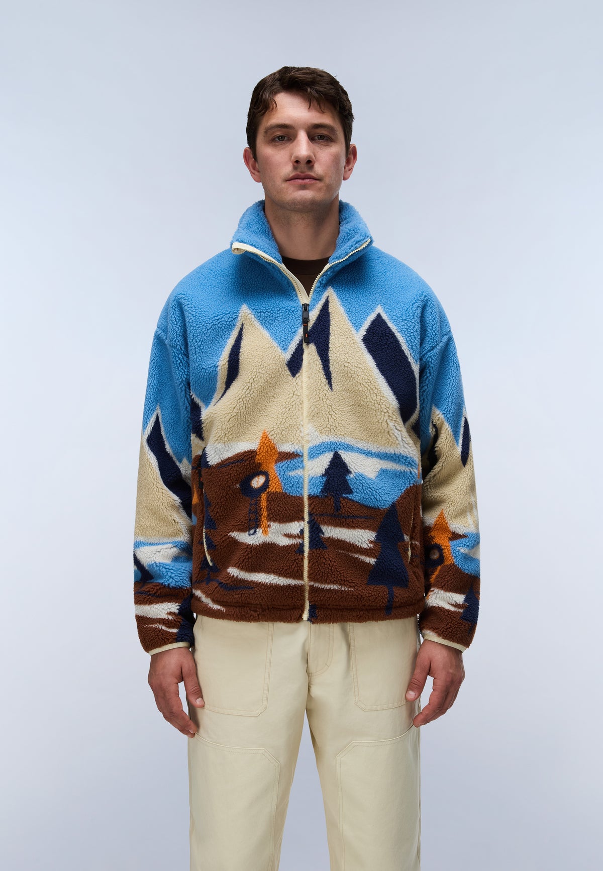 Fleecejacke mit Reißverschluss  - 4