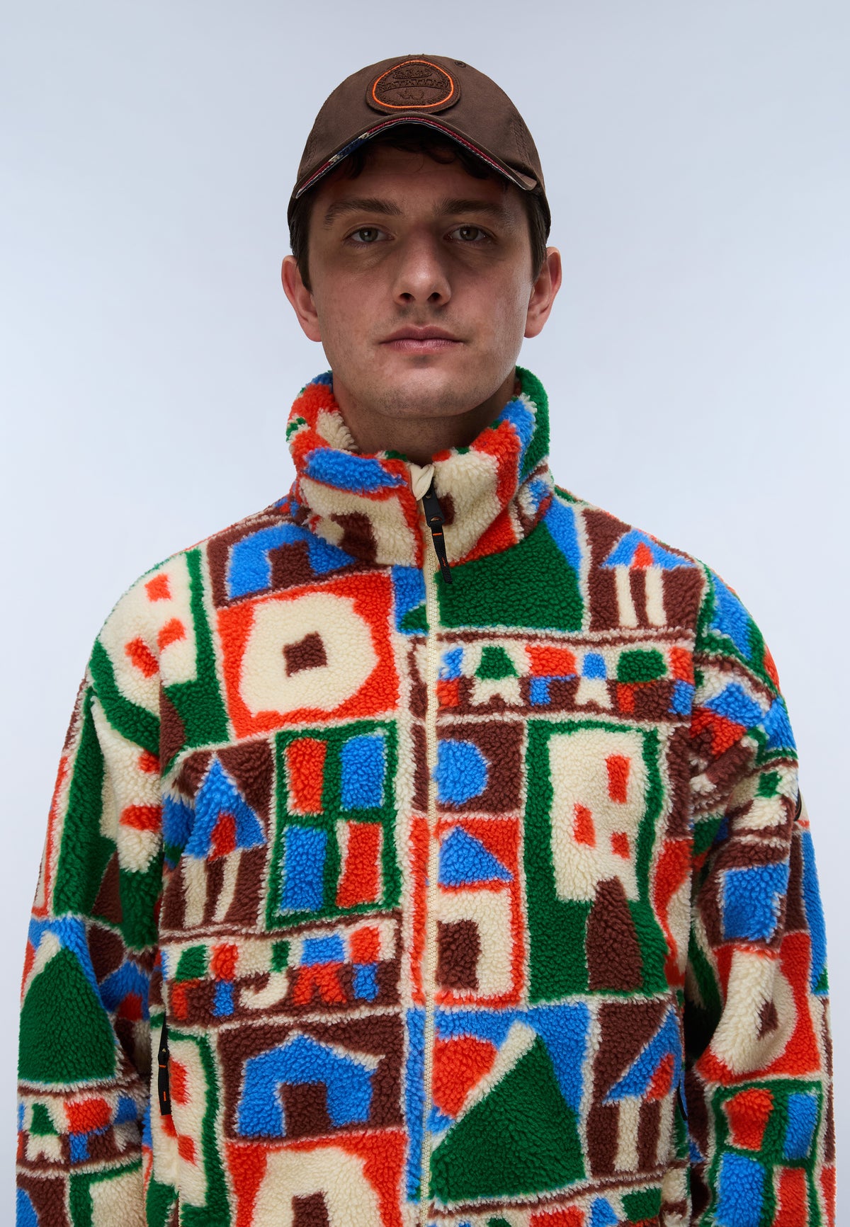 Forro Polar con Cremallera Completa Multicolor FXE - 2