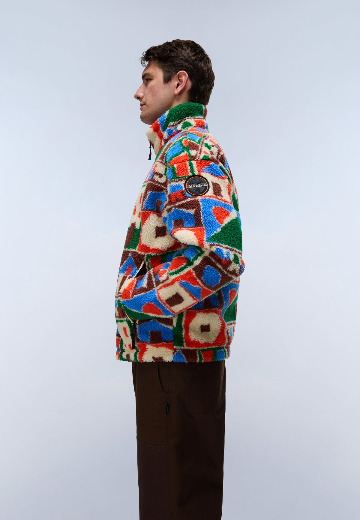 Forro Polar con Cremallera Completa Multicolor FXE - 5