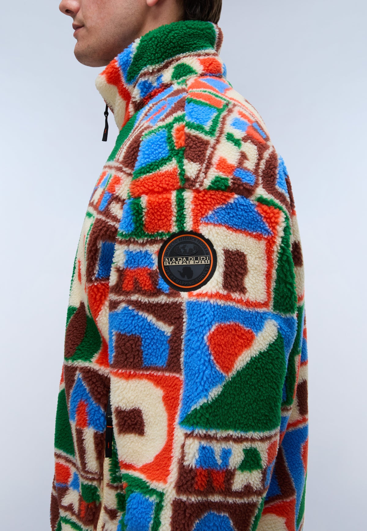Forro Polar con Cremallera Completa Multicolor FXE - 7