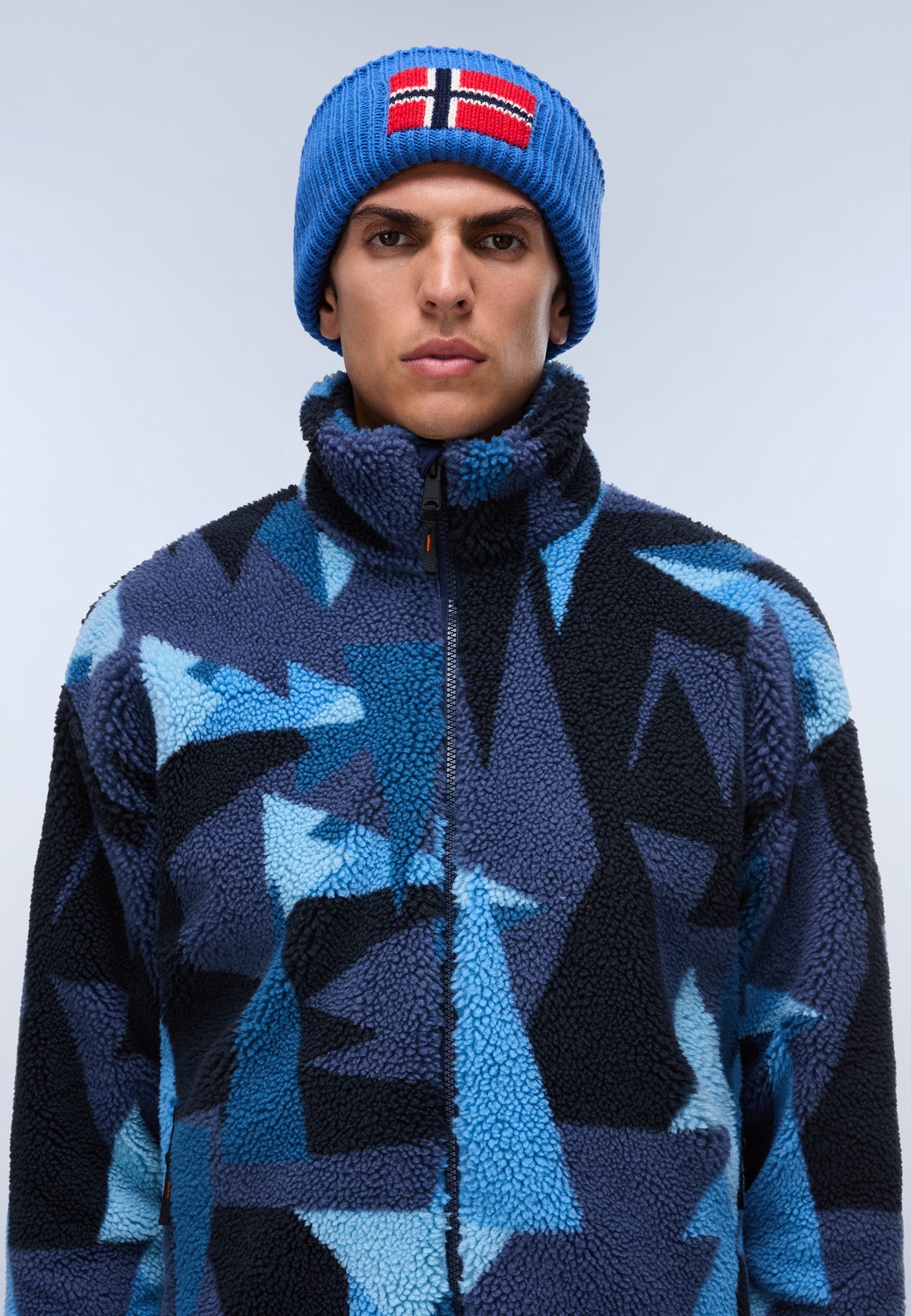Felpa in Pile con Zip  - 2