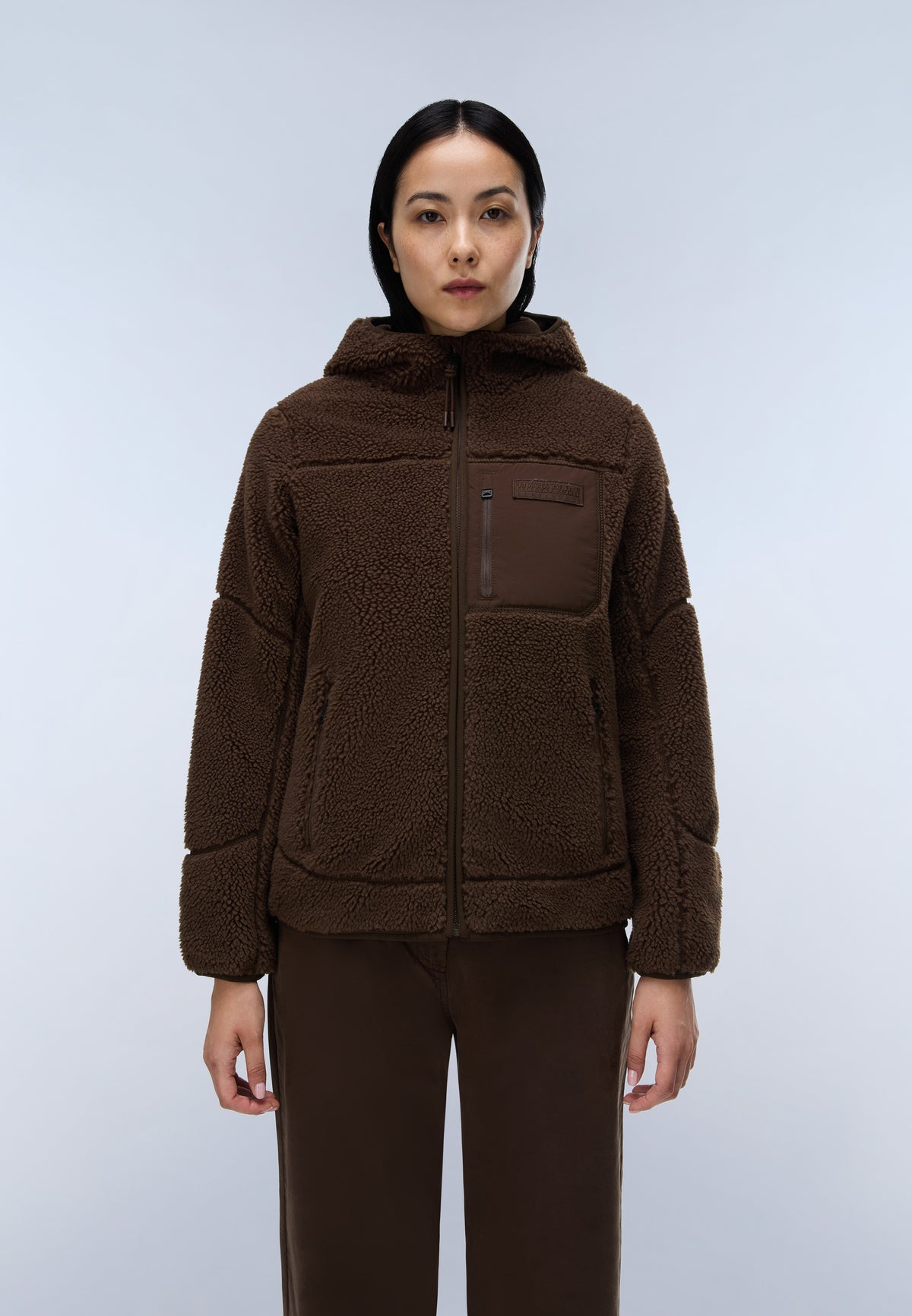 Felpa in Pile con Cappuccio e Zip Yupik  - 3