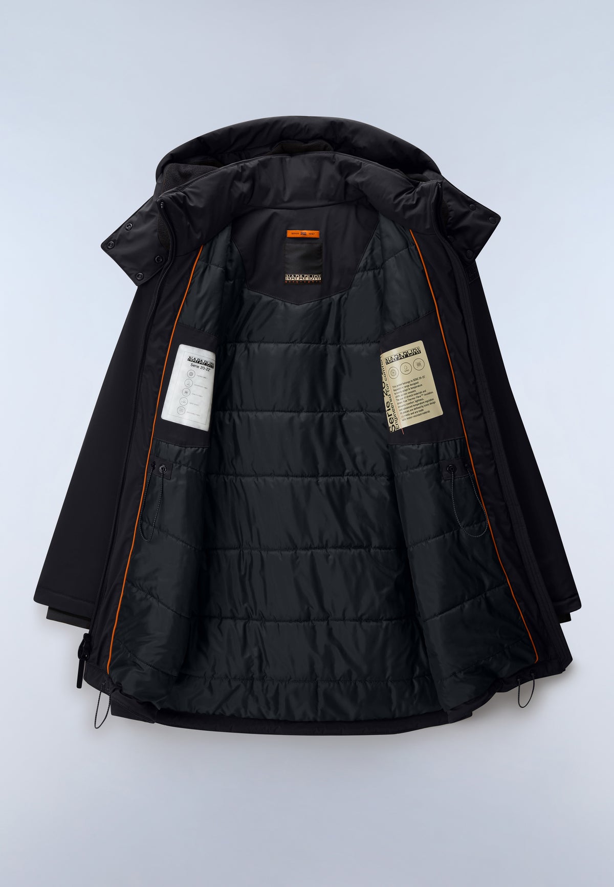 Parka Larga Serie 20-22 Negro - 6