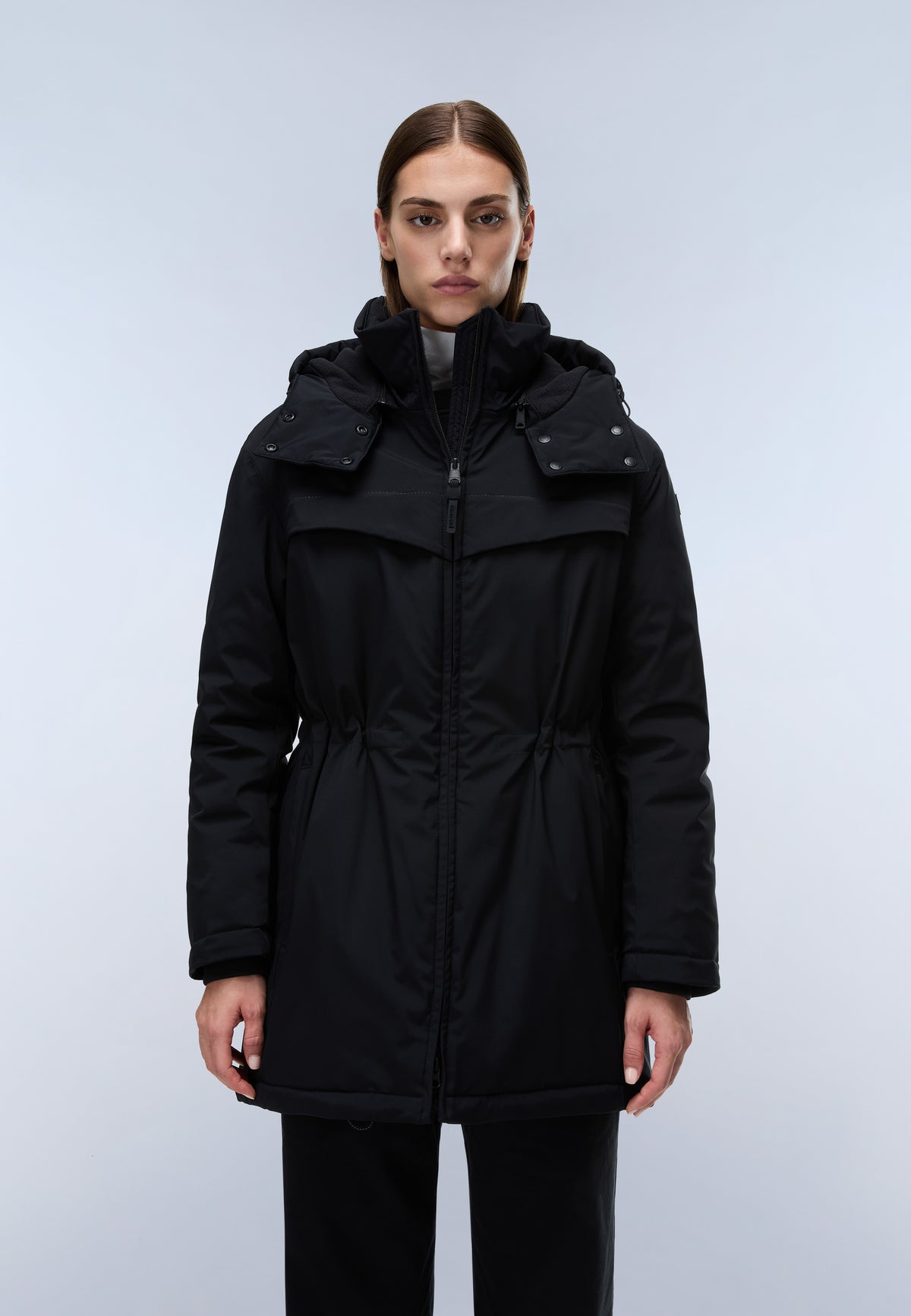 Napapijri Lange Parka-Jacke Serie 20-22 Schwarz Damen - 4