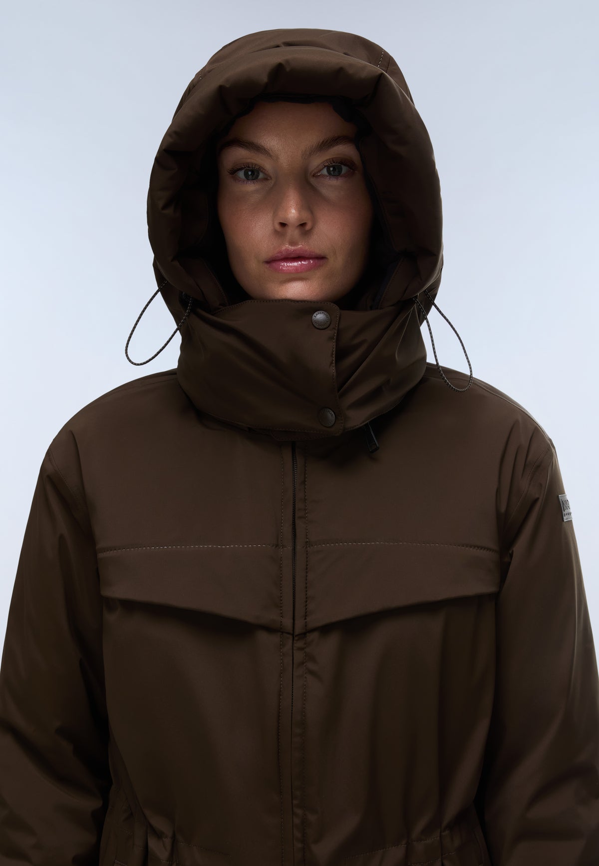 Parka Larga Serie 20-22 Marron Oscuro - 2