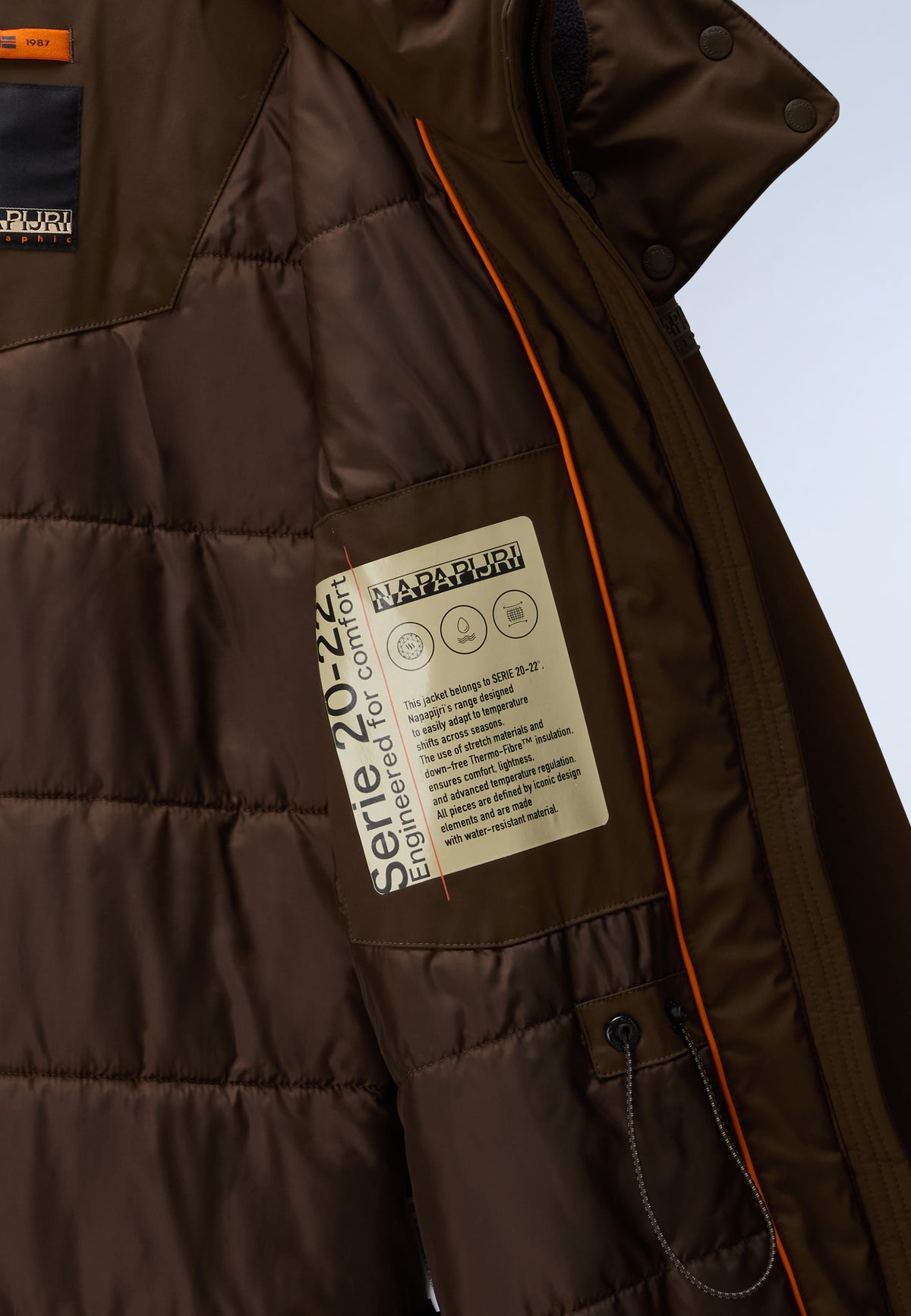 Parka Larga Serie 20-22 Marron Oscuro - 11