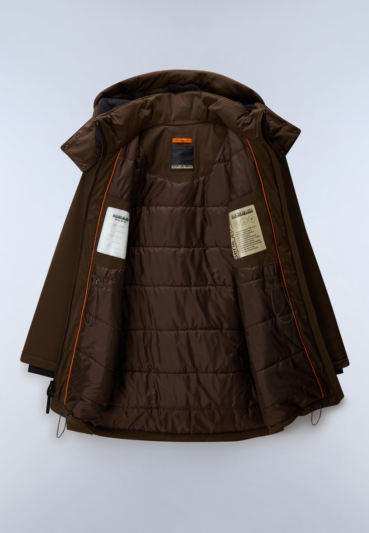 Parka Larga Serie 20-22 Marron Oscuro - 13
