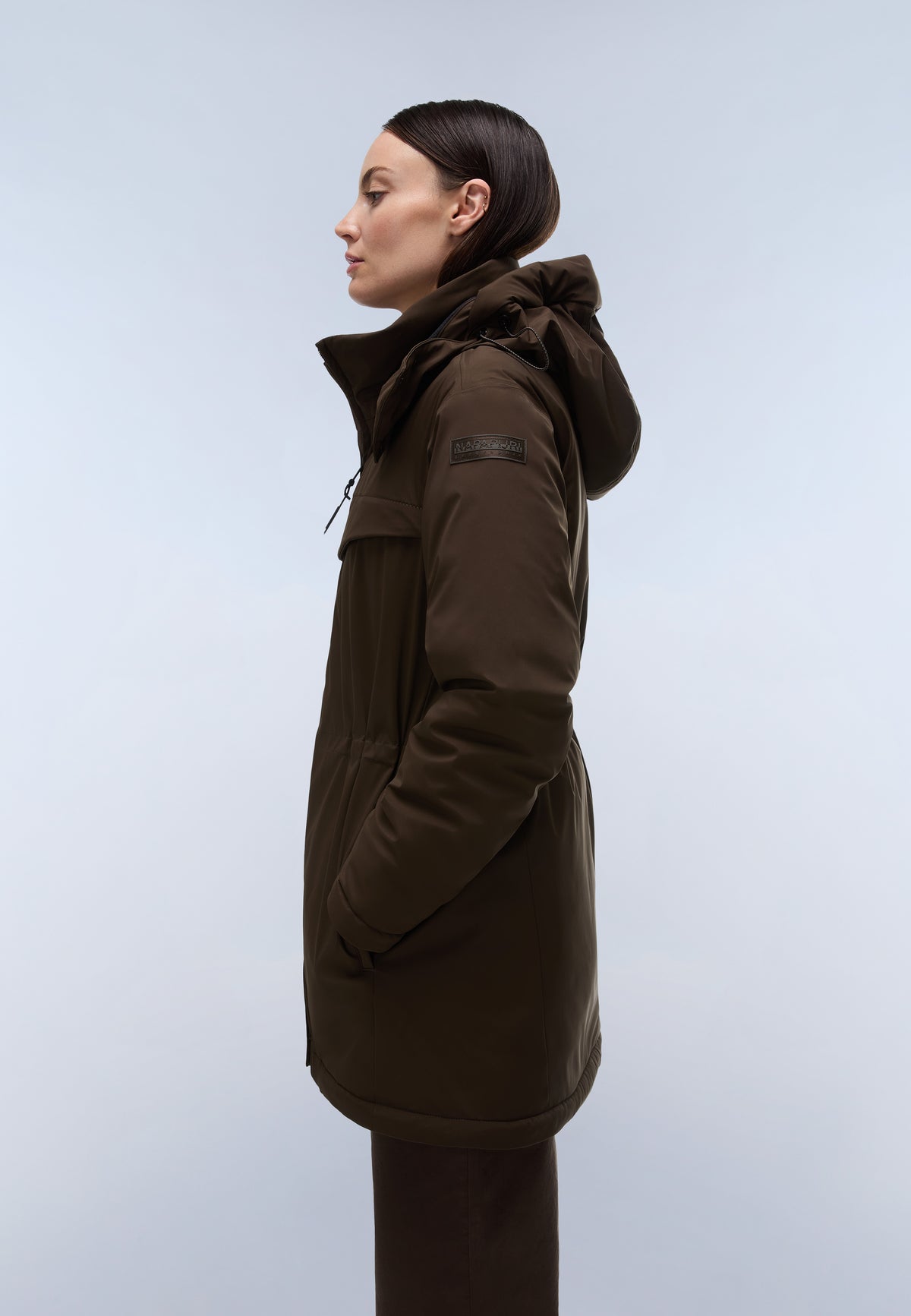 Parka Larga Serie 20-22 Marron Oscuro - 5