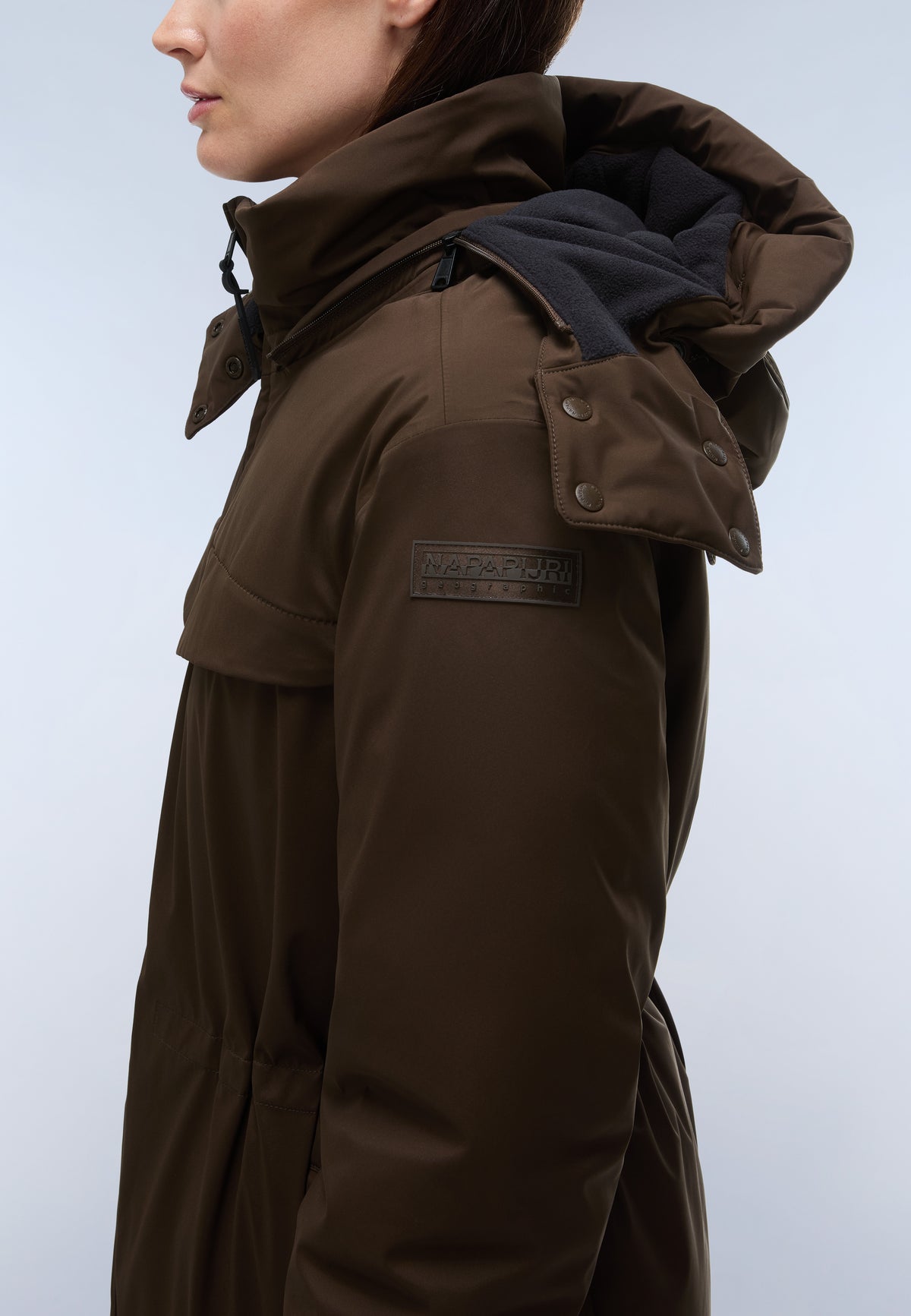 Parka Larga Serie 20-22 Marron Oscuro - 8