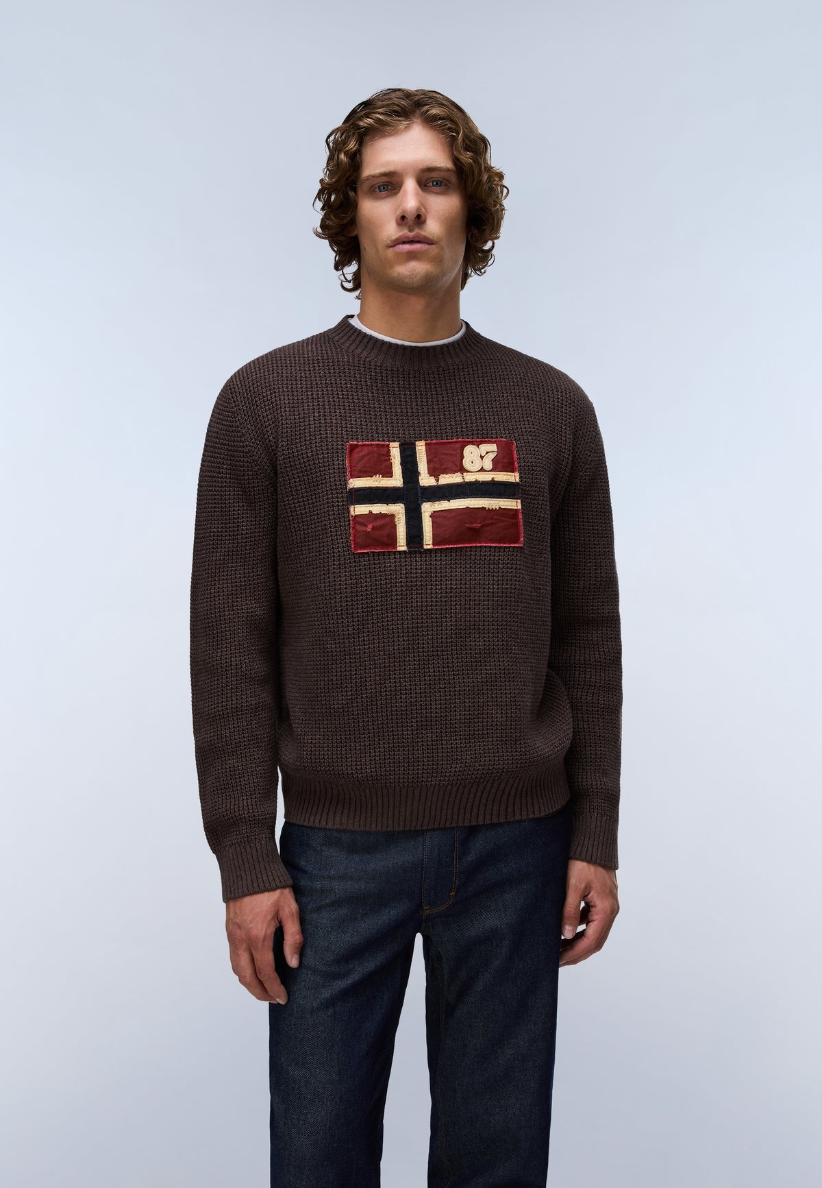 Archive Knit Jumper Dark Brown - 4