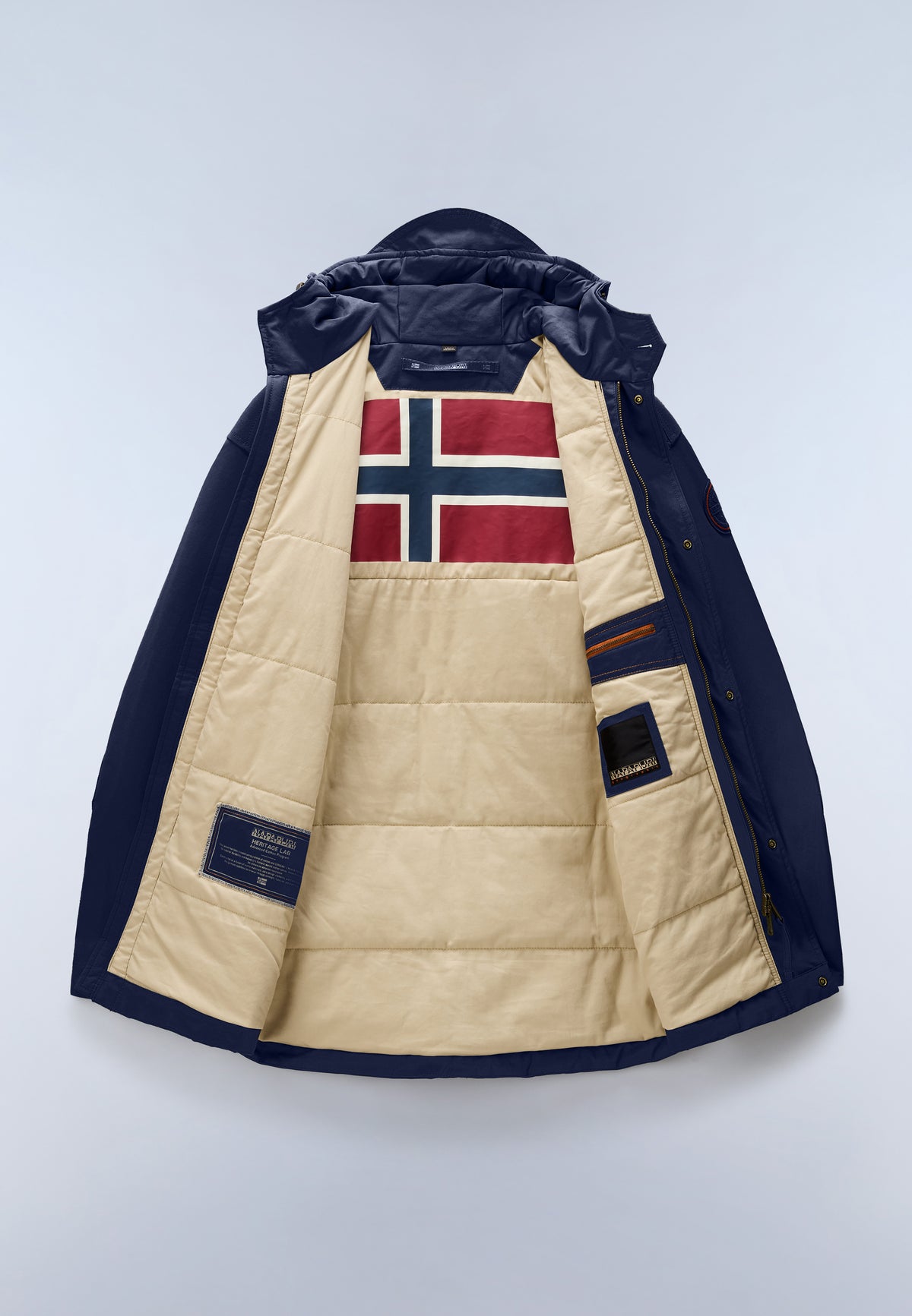 Napapijri Asko Parka Jacket Blue Academy Men - 9