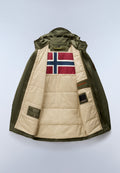 Asko Parka Jacket Green Olive Night - 9