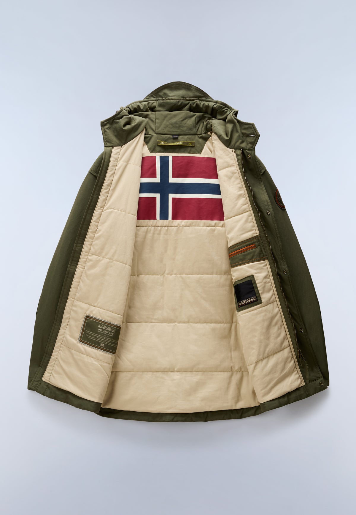Asko Parka Jacket Green Olive Night - 9