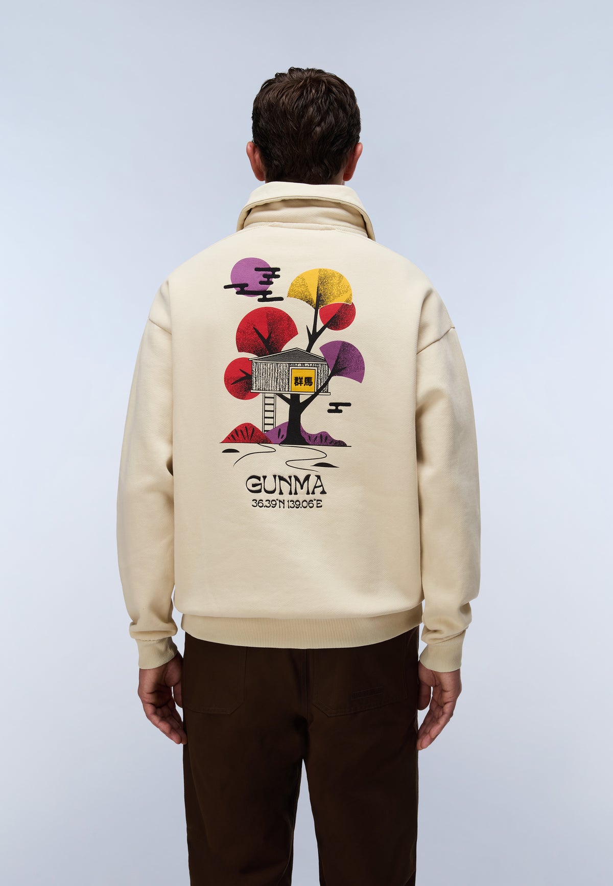 Sweatshirt mit Kurzem Reißverschluss Tenri  - 6